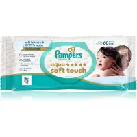Pampers Aqua Soft Touch Servetele umede pentru copii 60 buc