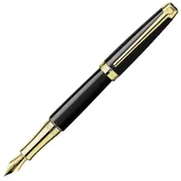 Stilou Caran d'Ache Leman - Ebony Black/Gold, F