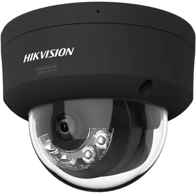 Camera de supraveghere IP Dome 8MP Smart Hybrid Light with ColorVu Hikvision DS-2CD2147G3-LIS2UY(2.8MM)/BK, lentila fixa 2.8mm