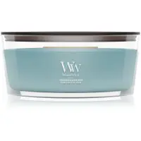 Woodwick Cedarwood & Ocean Moss lumânare parfumată cu fitil din lemn 453.6 g
