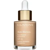 Clarins Skin Illusion Natural Hydrating Foundation makeup radiant cu hidratare SPF 15 culoare 108.3N Organza 30 ml