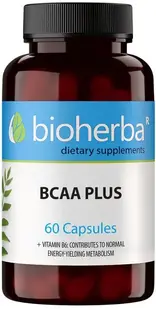 BCAA Plus, 60 capsule, Bioherba