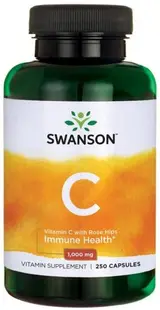 Vitamin C with Rose Hips, 1000 mg, 250 capsule, Swanson