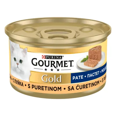 GOURMET GOLD Mousse cu Curcan, 85 g