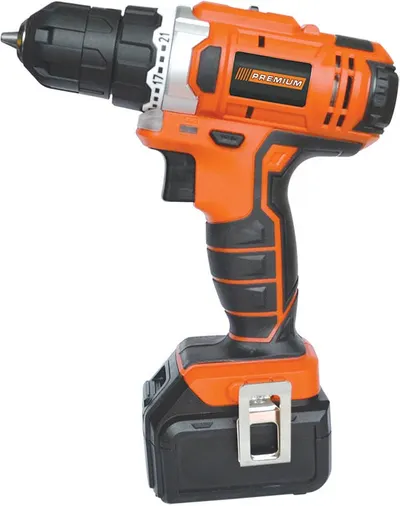 Bormașină cu acumulator Premium HD - 34589, 18V Li-ion, 32 Nm