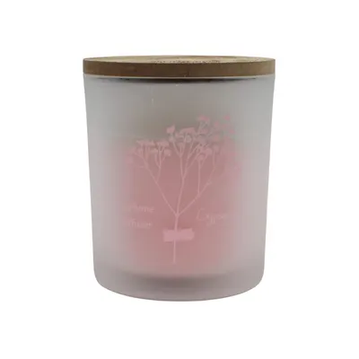 Lumânare parfumată în pahar aromă gypsophila