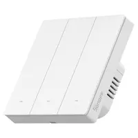 Intrerupator inteligent Sonoff M5-3C-86W, 3 canale, 10A, protocol Matter, Alb 6920075777901