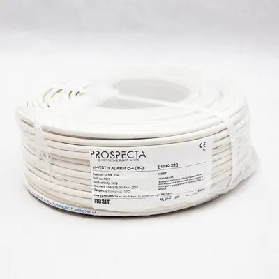 Cablu alarma 10 x 0.22 premium, cupru 100%, cod: I103IT, Li-Y(ST)Y, made in Italy, utilizare pentru sisteme de alarma, manta ext