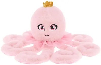 Jucărie de pluș Keel Toys Keeleco - Caracatiță, roz, 30 cm