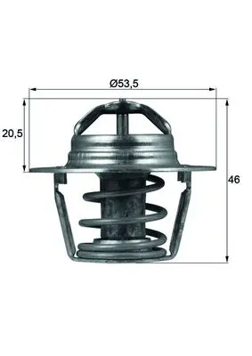 Termostat Lichid Racire (89 C) Potrivit Renault 19 Ii Chamade, Clio Ii, Kangoo, Kangoo Express, Laguna I, Laguna Ii, Megane I, Megane I Classic, Megane I Coach, Megane Scenic 1.2-2.0 08.85
