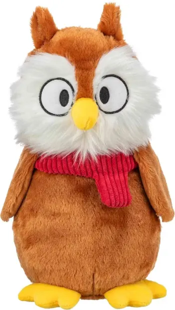 Trixie, jucarie caini, X-Mas bufnita cu sunet, plus, 92629, 33 cm