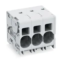PCB terminal block; 16 mm²; Pin spacing 10 mm; 3-pole; Push-in CAGE CLAMP®; special version; 16,00 mm²; black