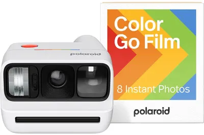 Aparat foto instant Polaroid - Go Gen 3 + Color Film Bundle, White