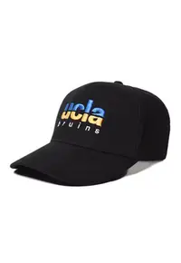 Sapca unisex cu broderie logo - pentru baseball Osos - Negru/Galben pai/Albastru deschis