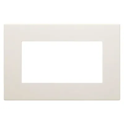 Placa Ornament Dahlia - in Technopolymer - Double Plate - Ivory