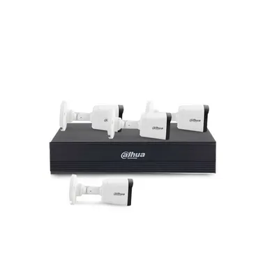 Sistem supraveghere exterior basic Dahua DH-4EXTIR20-2MP, 4 camere, 2 MP, 3.6 mm, IR 20 m
