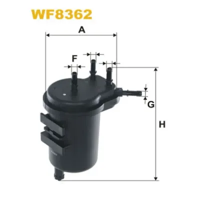 Filtru combustibil WIX FILTERS WF8362