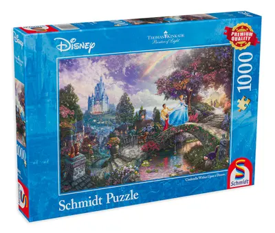 Puzzle Schmidt din 1000 de piese - Cenusareasa si visul ?, Thomas Kincaid