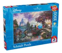 Puzzle Schmidt din 1000 de piese - Cenusareasa si visul ?, Thomas Kincaid