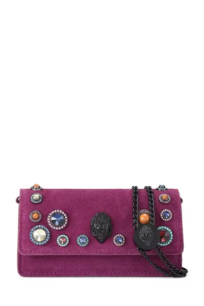 Kurt Geiger London geantă crossbody pentru femei din piele întoarsă SHOREDITCH