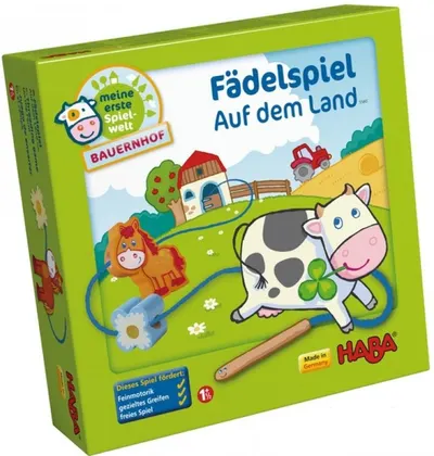 Joc de insirat din lemn Haba - Ferma
