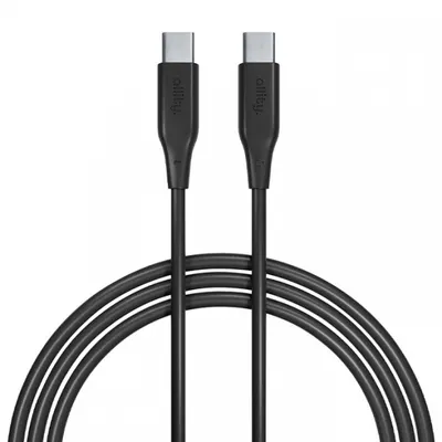 Cablu Date si Incarcare USB-C - USB-C Allity. AUC-02, 100W, 1m, Negru