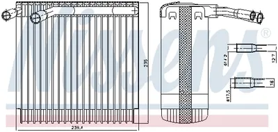 Evaporizator aer conditionat VOLVO 850, C70 I, S70, V70 I, XC70 CROSS COUNTRY 2.0-2.5D intre 1991-2005