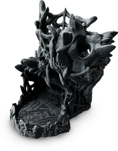 Print 3D de la 3D Morph Lab - Turn de zaruri, Coșmar, mic, alb-negru