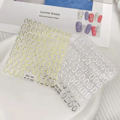 Sticker decor unghii 45-01 Silver - 45-01S