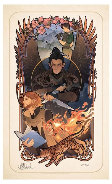 Poster Sideshow Collectibles Games: Critical Role - Art Print Liam O'Brien (10th Anniversary)