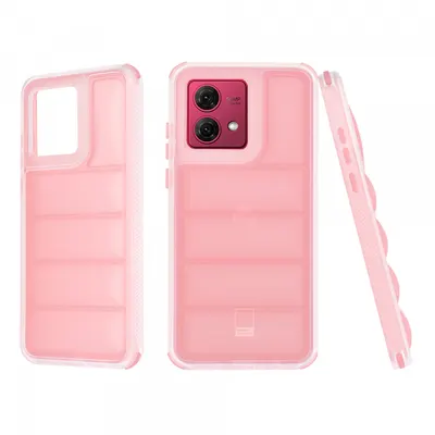 Husa pentru Motorola Moto G84, Techsuit, Wave Shield, Roz