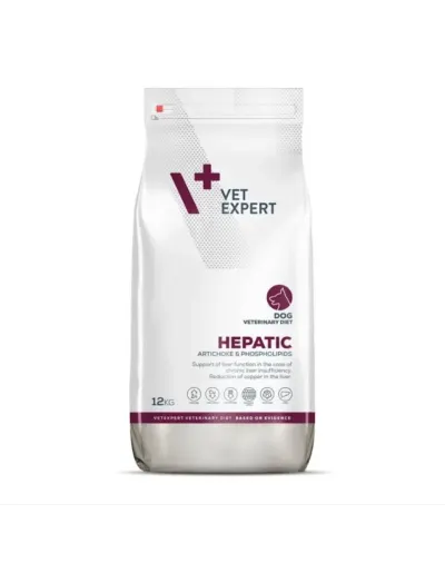 Hrana dietetica pentru caini Vetexpert 4T Hepatic 12 kg