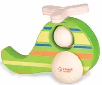 Zornaitoare din lemn Classic World - Elicopter