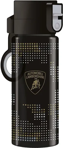 Sticlă de apă Ars Una Lamborghini - Neagră, 475 ml