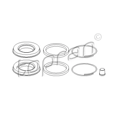 Set reparatie, etrier TOPRAN 205 782