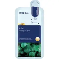 Mască de față pentru calmare, Dermaplus Cica Sheet Mask, 22 ml, Mediheal