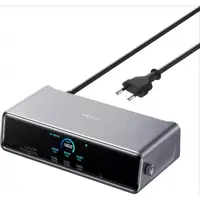 Hub Multifunctional Anker Prime, 3 x USB-A - 4 x USB-C - 1 x Display Port - 2 x HDMI - 1 x Jack 3.5mm - 1 x RJ45 - 1 x SD - 1 x microSD, Gri A83B33A1