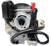Carburetor Moretti GY6, 50cc 4T, t.16 mm, soc automat, capac de plastic