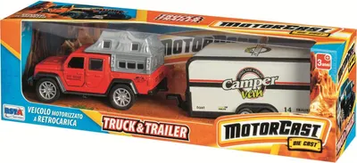 Jucărie pentru copii RS Toys - Jeep cu caravană, sortiment