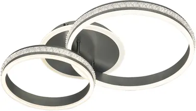 Plafonieră LED Rabalux - Avalon 2229, 50W, argintiu-alb