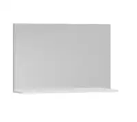 Oglinda cu polita, seria 055, alb, 90x68 cm