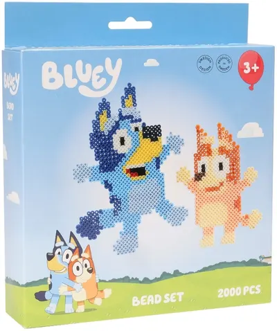 Set creativ cu margele Micki - Bluey, 2000 piese