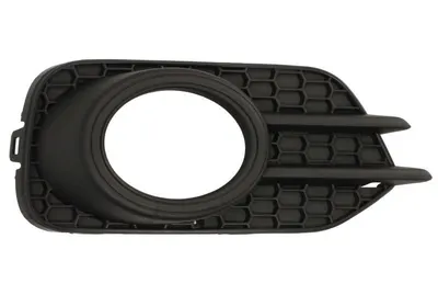 Grila bara Dreapta cu locas proiector, plastic, negru potrivit VW TIGUAN 2007-2018 2007-2016