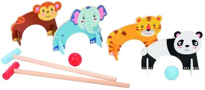 Joc de lemn pentru copii Lelin - Cricket