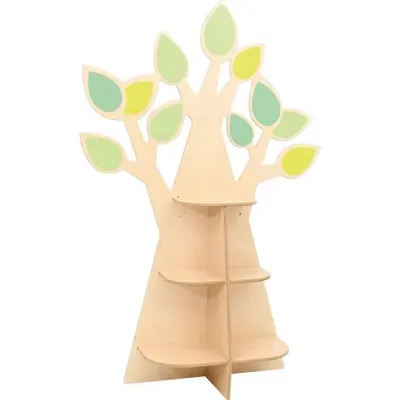 Etajera Copacel cu frunze, mobilier gradinita