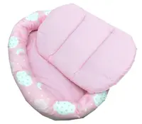 Cuib Baby Nest cu salteluta detasabila Norisori cu luna roz