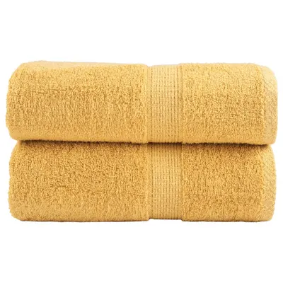 Gossi prosoape maini premium solund 2 buc auriu 30x30cm 600 gsm