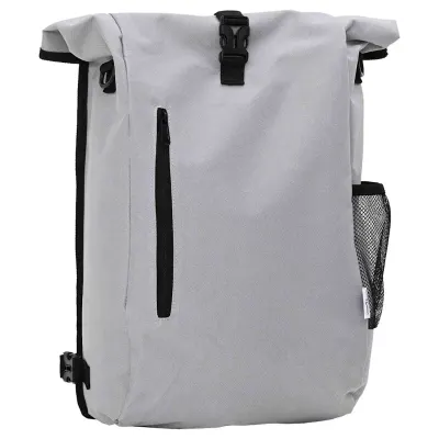 vidaXL Geantă de bicicletă Gri 31 x 13 x 58 cm Poliester