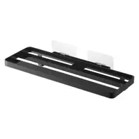 Raft pentru baie negru mat autoadeziv din oțel Film Hook – YAMAZAKI