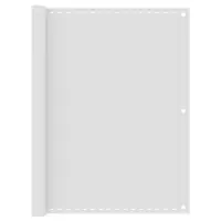 vidaXL Paravan de balcon, alb, 120x500 cm, HDPE